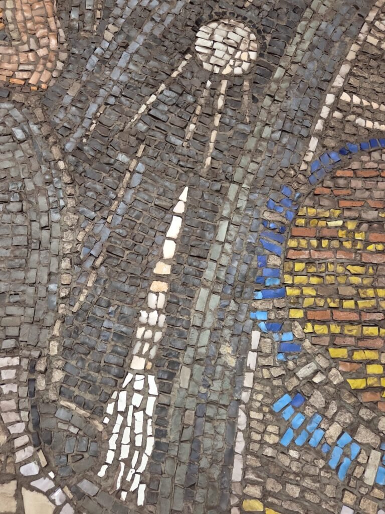 Morning of the space age 
soviet mosaic
Moscow metro 