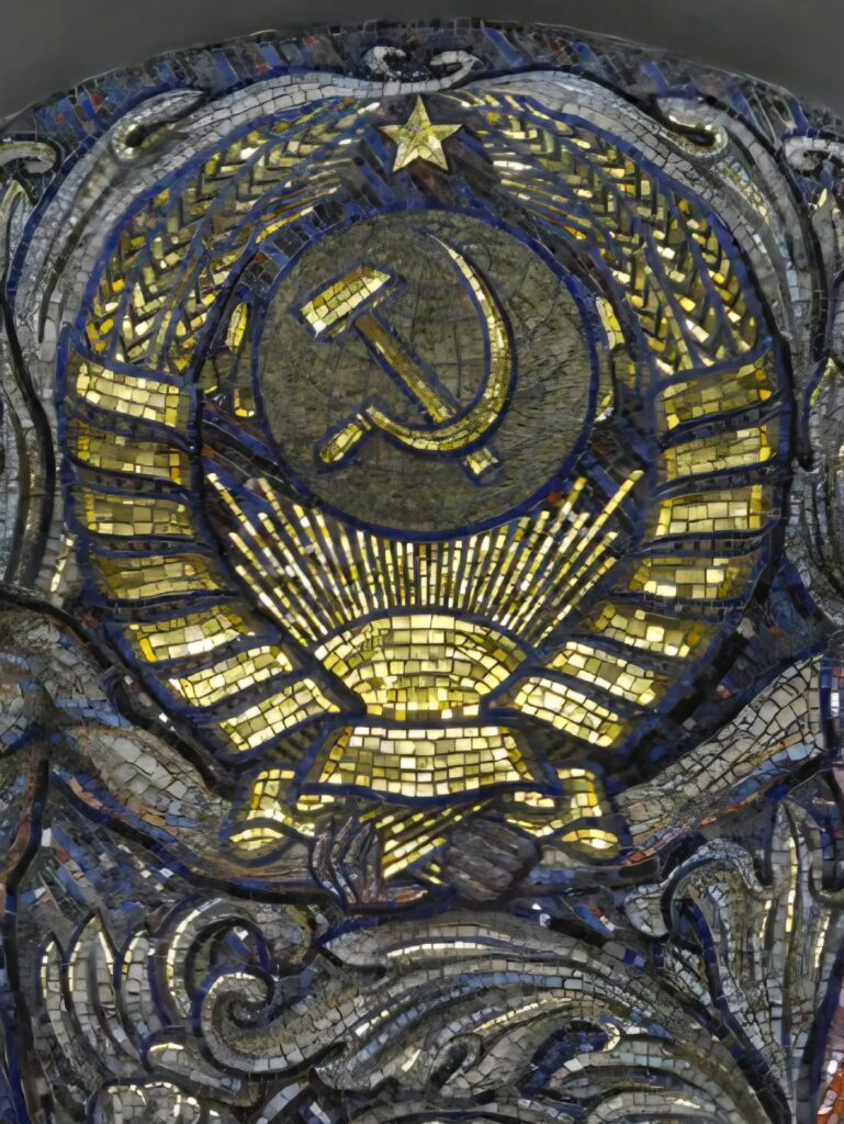 Worker and the Kolkhoz Woman
Moscow metro
Soviet mosaic